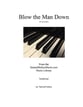 Blow the Man Down - easy piano piano sheet music cover